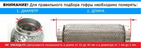 Гофра глушителя в магазине автозапчастей в Гомеле